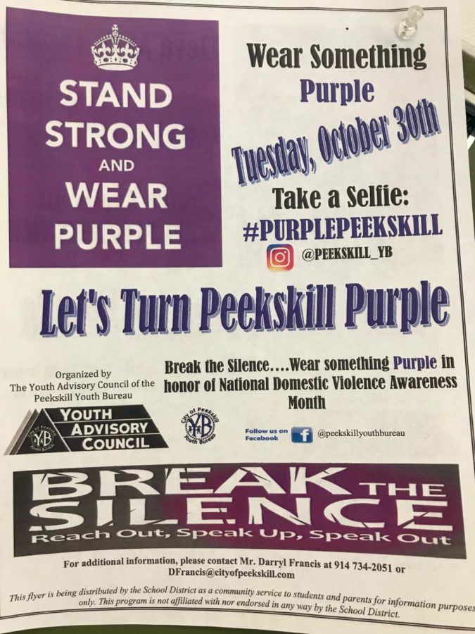 Wear Purple on Tuesday for Domestic Violence Awareness