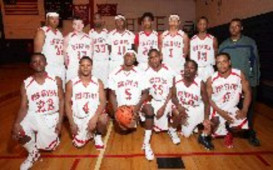 Boys Basketball Team in Patch