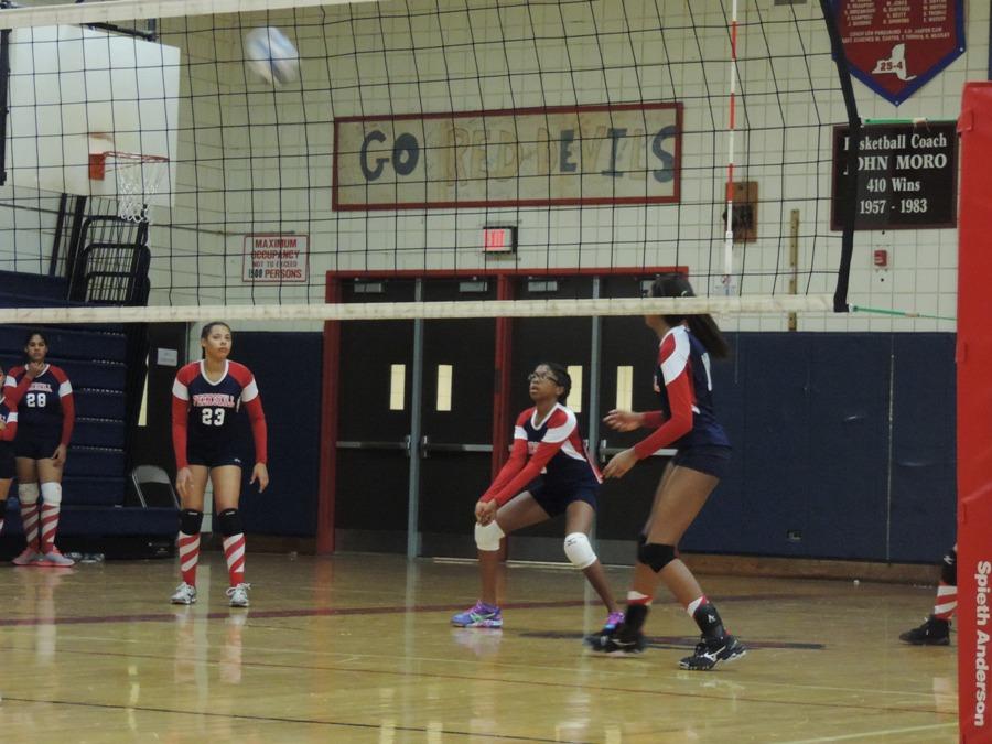 Girls Varsity & JV Volleyball against Somers 