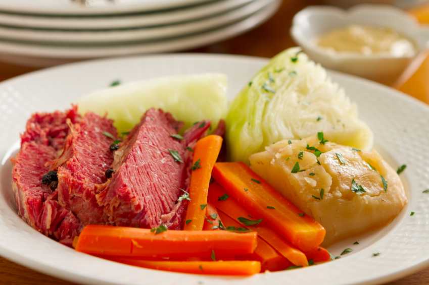 A St. Patrick's Day Meal: Classic Corned Beef & Cabbage  