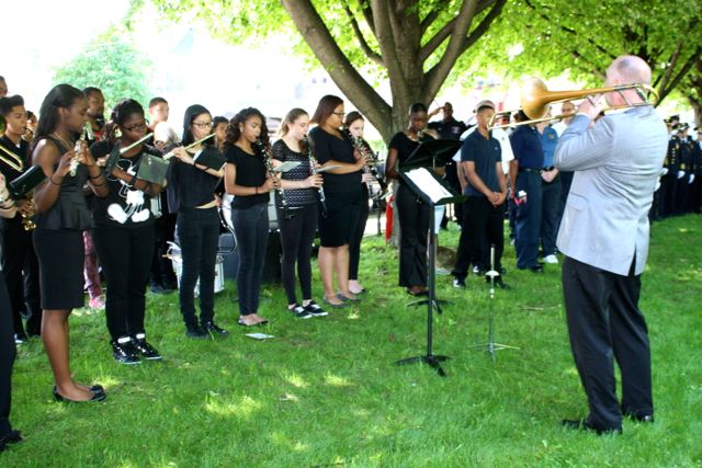 PHS Band Plays for Memorial Day Ceremony