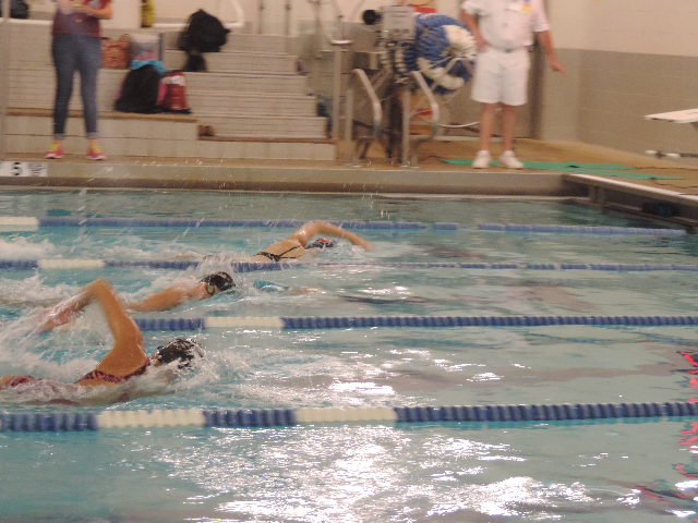 Girls Varsity Swim Team Meet at Divisionals 