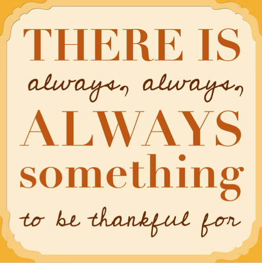 What Are You Thankful For?  