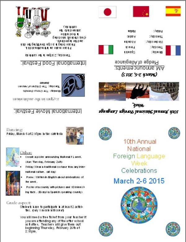 Foreign Language Week 2015